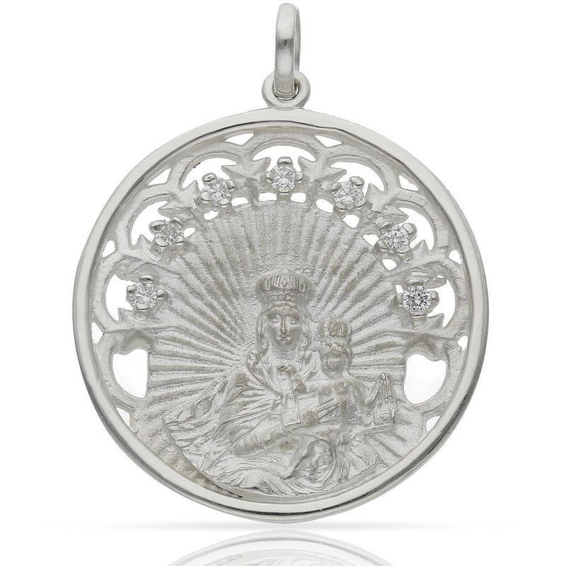 Silver Medal 925 mm Virgen del Carmen 30 mm