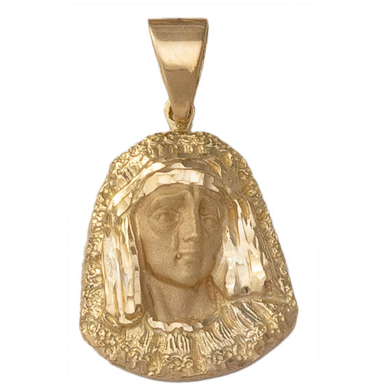 Medalla Oro 18Kl Virgen Macarena 23X30 mm