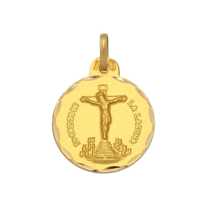 18K Gold Medal C De La Laguna 15 mm