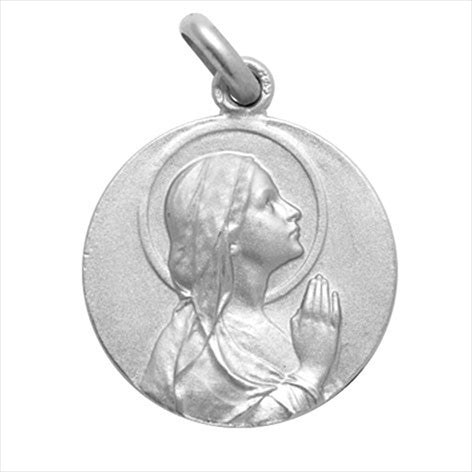 Médaille Mains d'Oiseau en Argent 16 mm