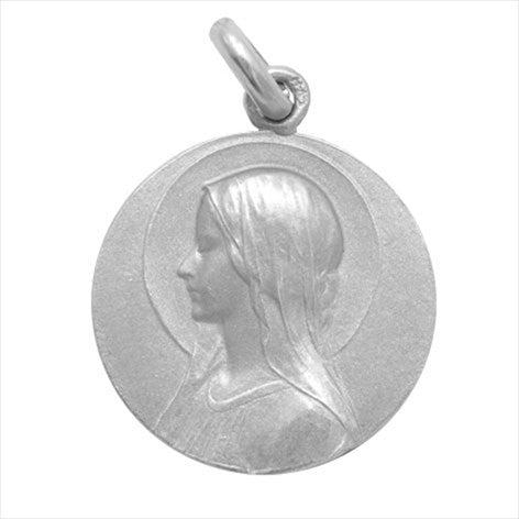 Medalla plata Ave Velo 18 mm