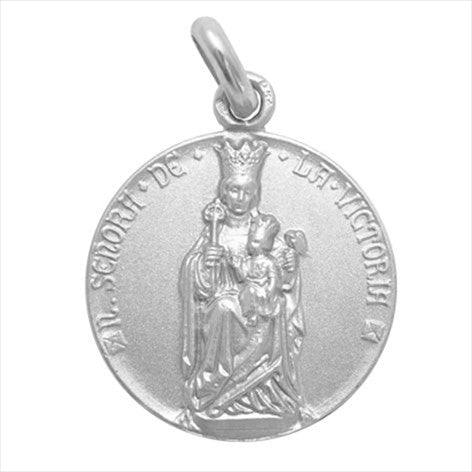 Medalla plata Nuestra Señora de la Victoria 20 mm