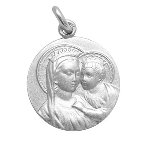 Medalla plata Virgen Buen Consejo 20 mm