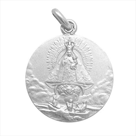 Medalla plata Virgen Caridad del Cobre 24 mm