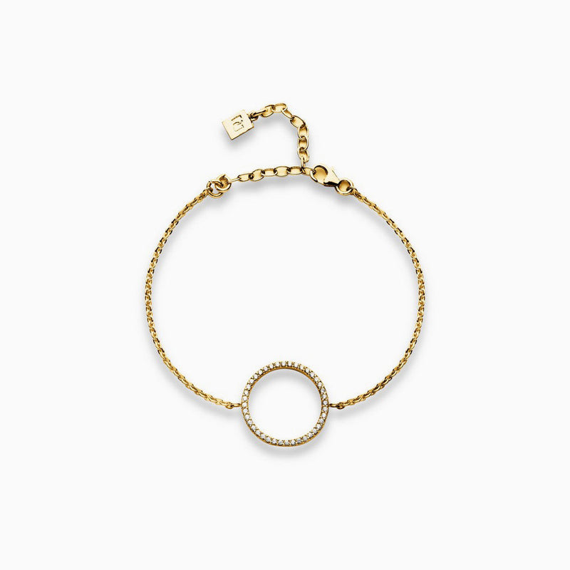 Gold Circle Bracelet